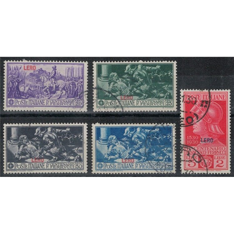 AEGEAN LERO 1930 Francesco Ferrucci 5v us