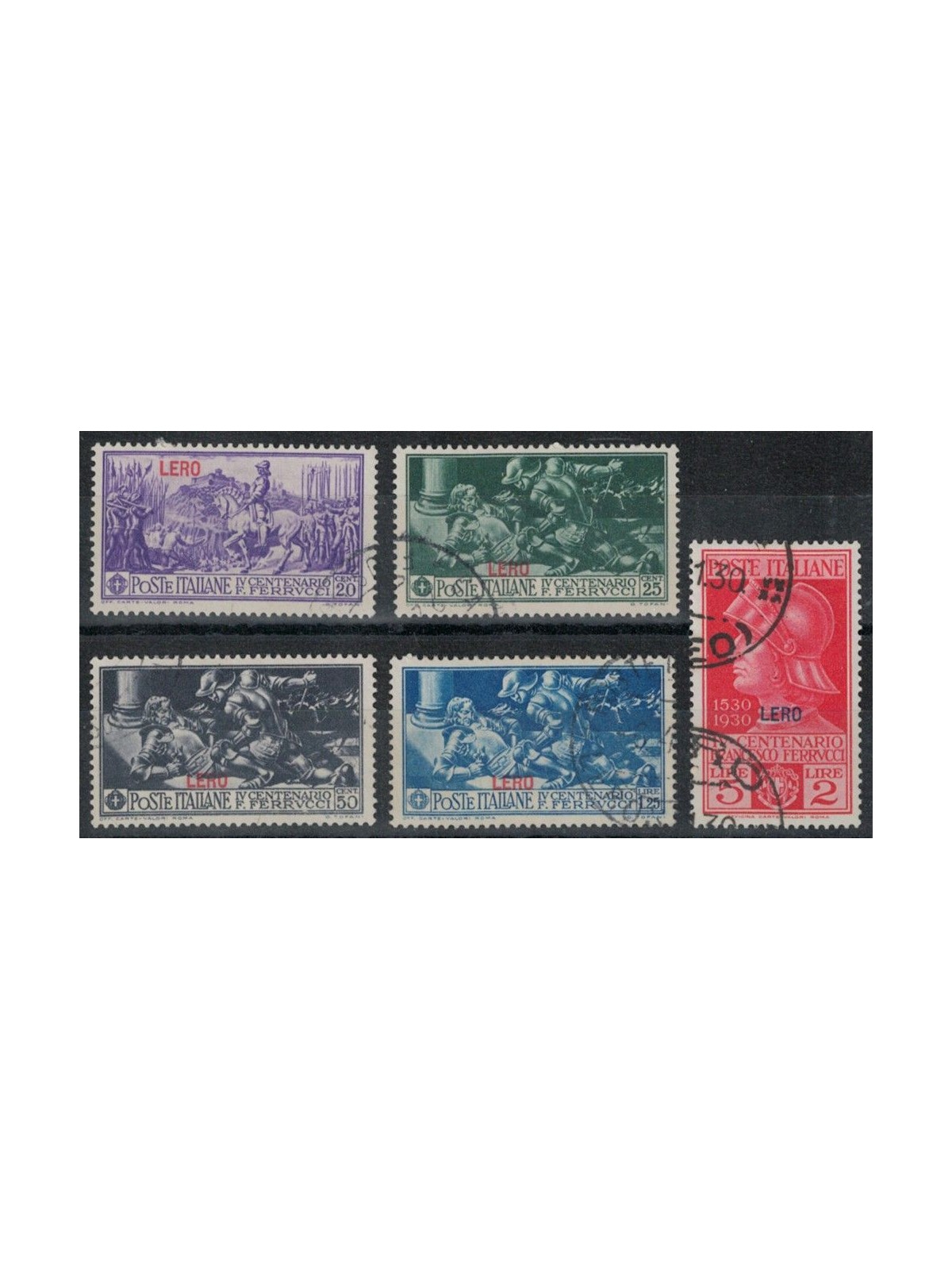 AEGEAN LERO 1930 Francesco Ferrucci 5v us