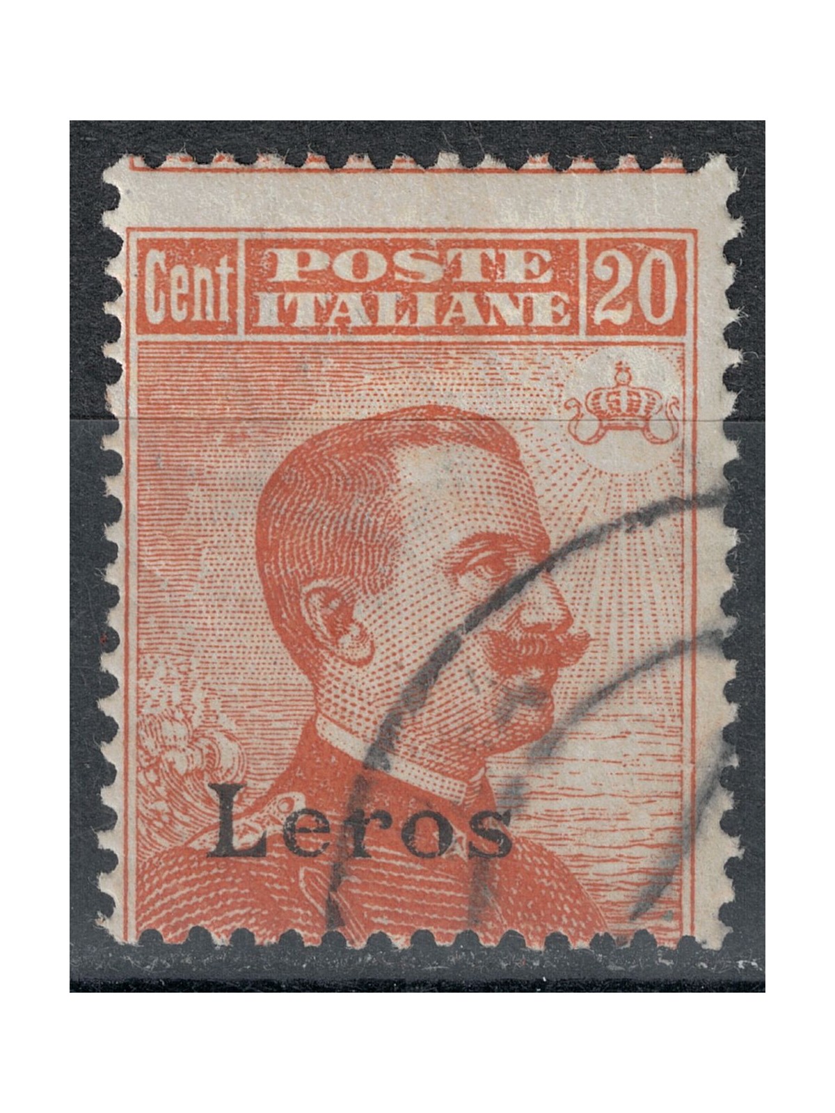EGEO LERO 1922 20c orange filigree crown us