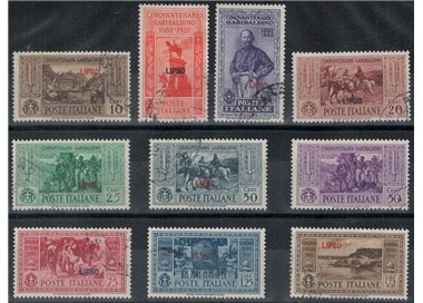 EGEO LIPSO 1932 Giuseppe Garibaldi 10v us