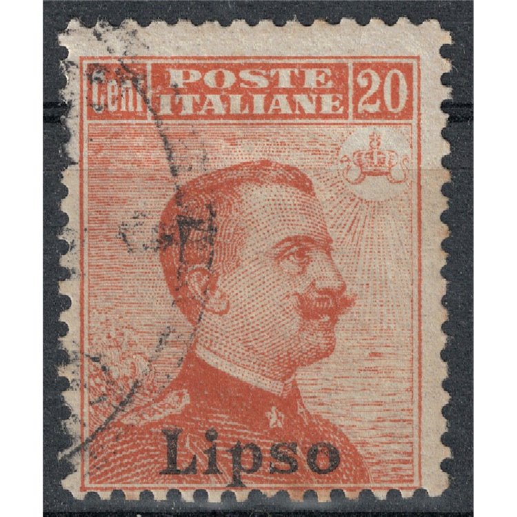 EGEO LIPSO 1917 20c orange without watermark us