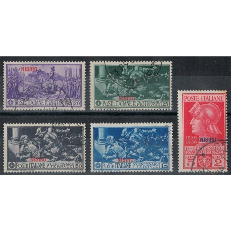 AEGEAN NISIRUS 1930 Francesco Ferrucci 5v us