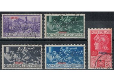 AEGEAN NISIRUS 1930 Francesco Ferrucci 5v us