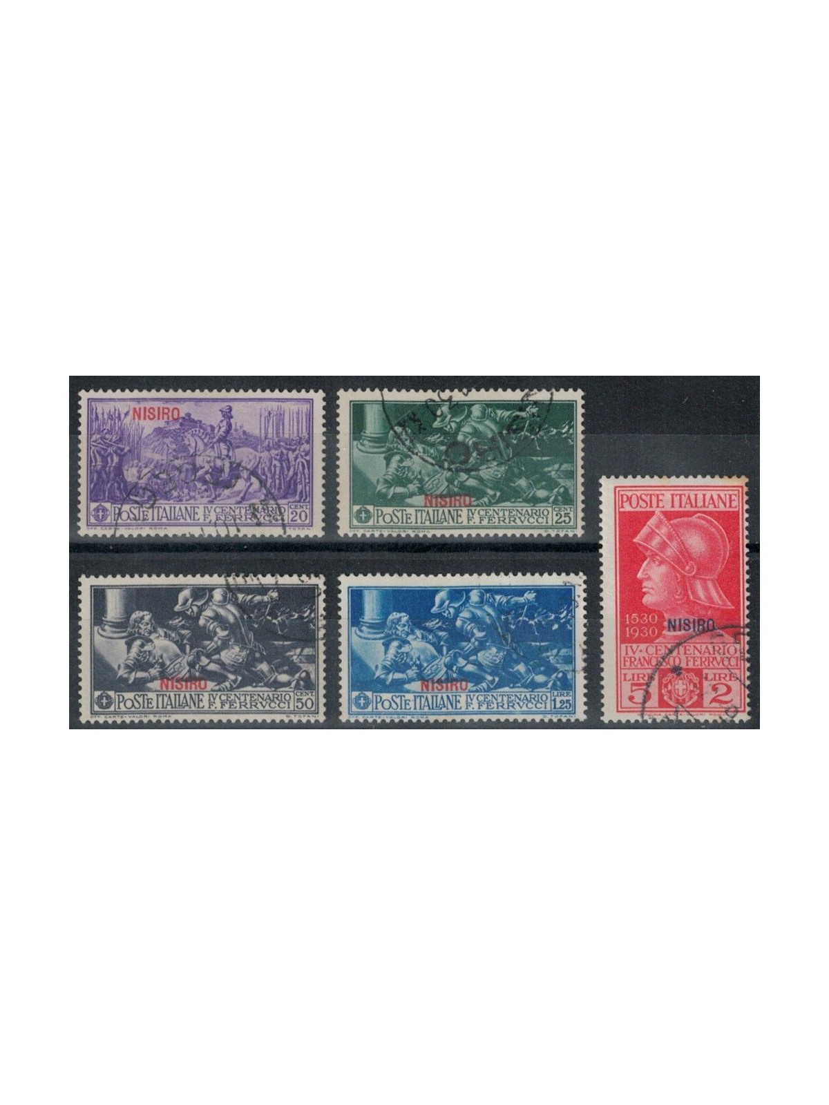 AEGEAN NISIRUS 1930 Francesco Ferrucci 5v us