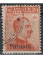 AEGEAN PATMO 1917 20c orange without watermark us