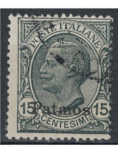 AEGEAN PATMO 1921 15c slate us
