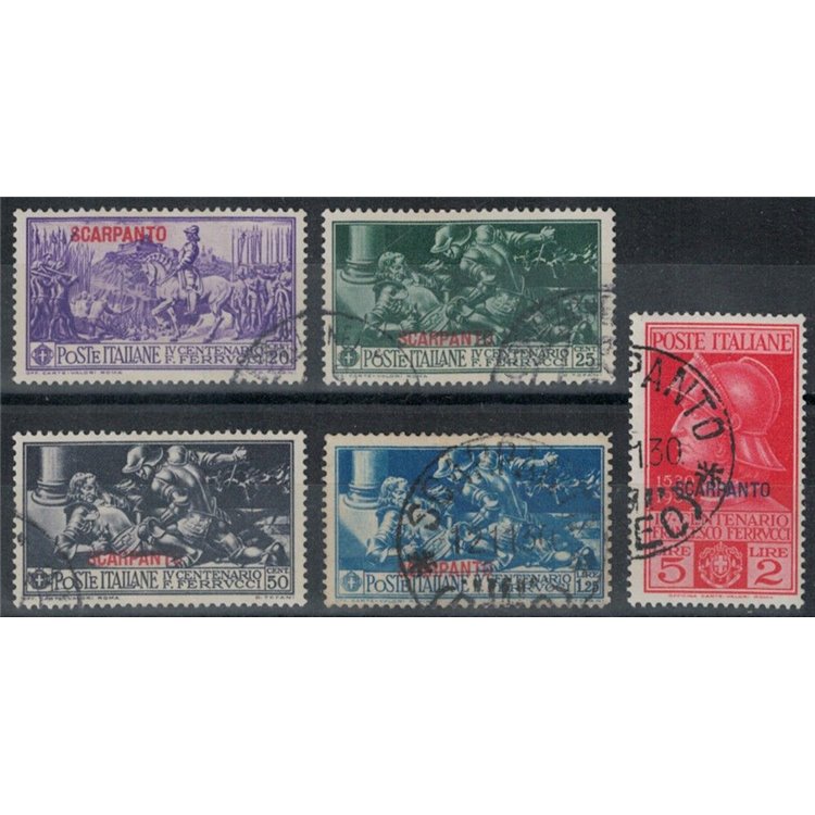 EGEO SCARPANTO 1930 Francesco Ferrucci 5v us