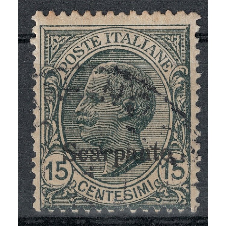 EGEO SCARPANTO 1921 15c ardesia us