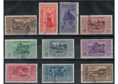 EGEO SIMI 1932 Giuseppe Garibaldi 10v us