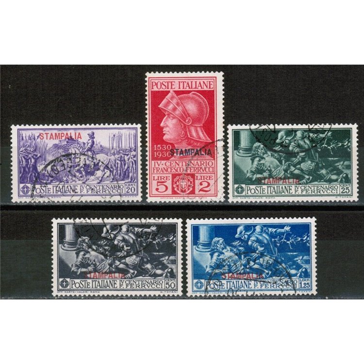 AEGEAN STAMPALIA 1930 Francesco Ferrucci 5v us