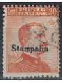 EGEO STAMPALIA 1922 20c orange watermark crown us