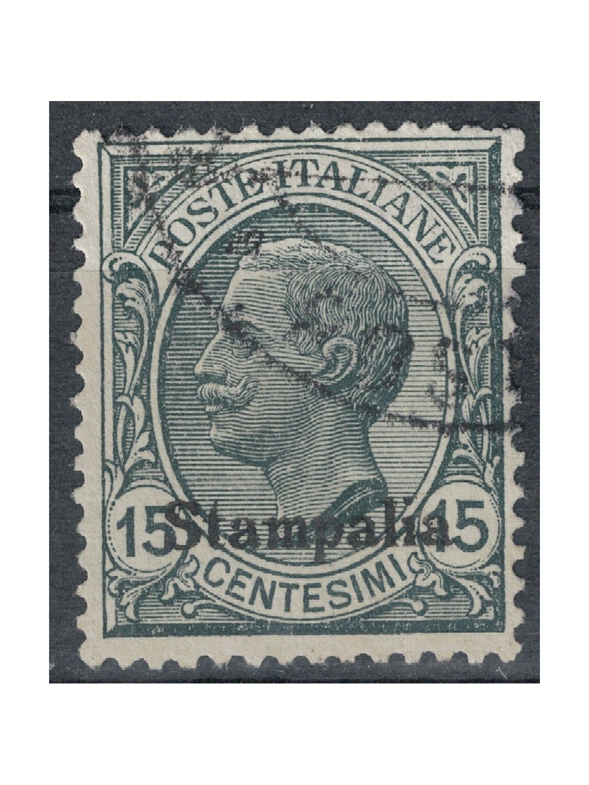EGEO STAMPALIA 1921 15c ardesia us
