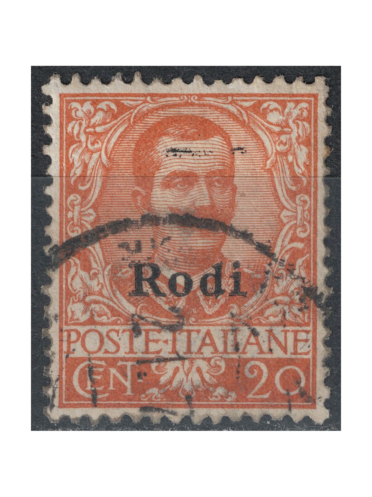 EGEO RODI 1916 20c arancio us