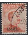 AEGEAN RHODES 1917 20c orange without watermark us