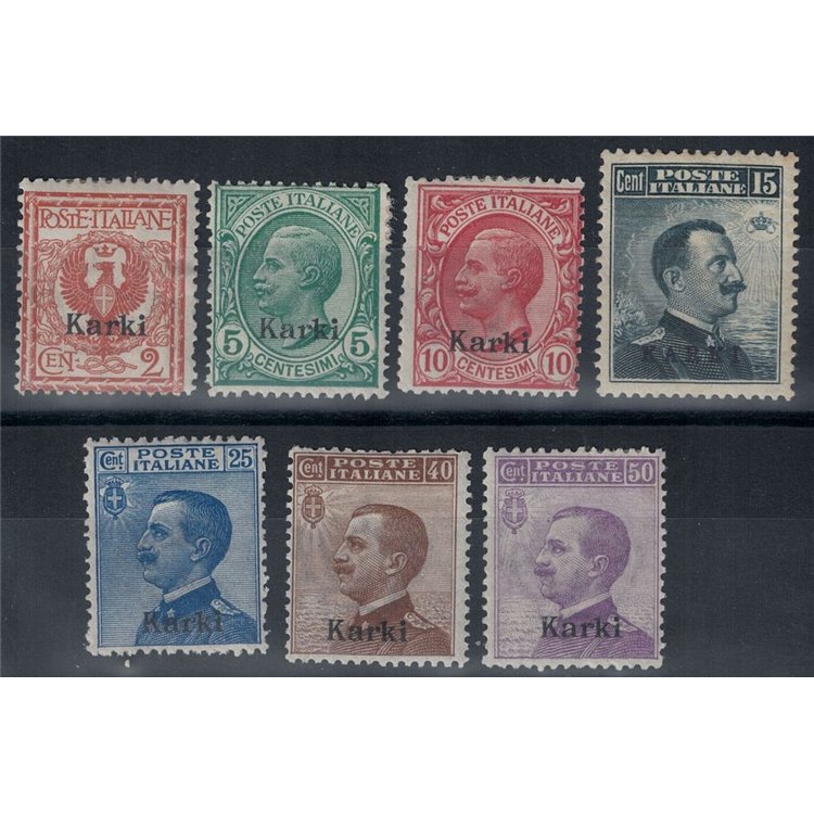 EGEO CARCHI 1912 Serie ordinaria 7v MNH**