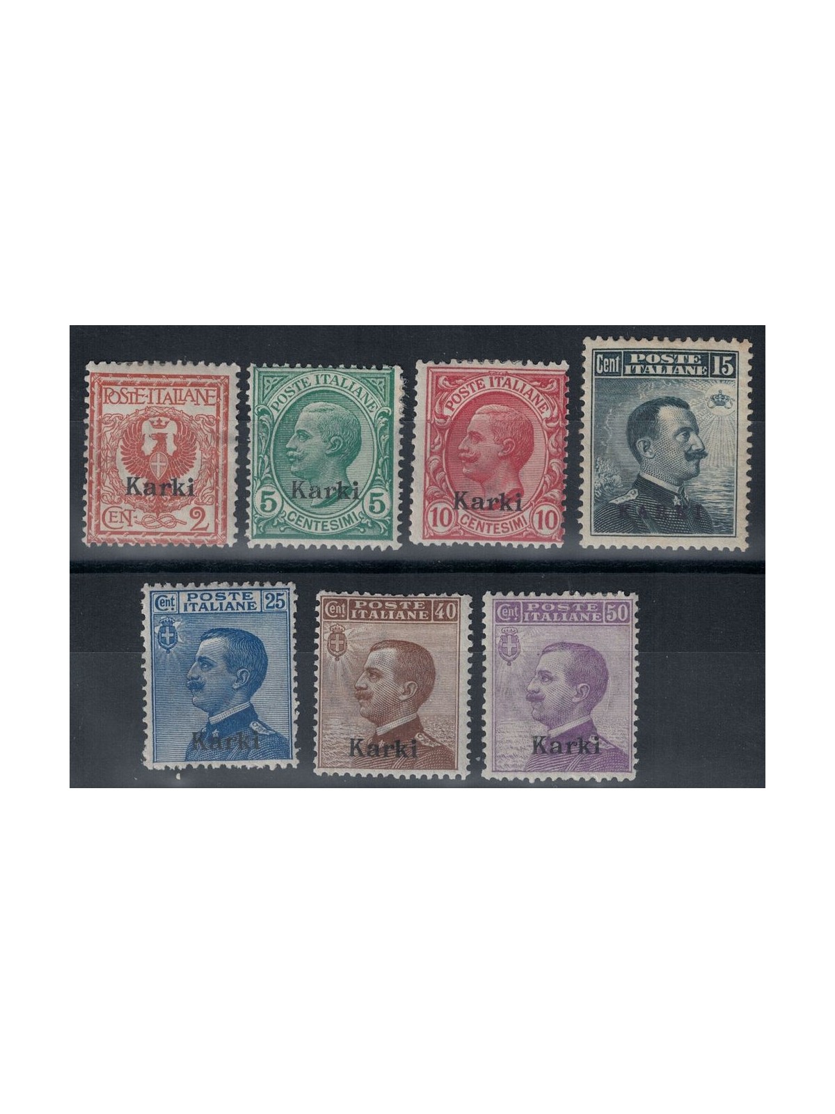 EGEO CARCHI 1912 Serie ordinaria 7v MNH**