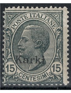 EGEO CARCHI 1921 15c ardesia MNH**