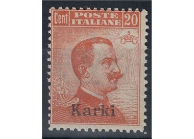 EGEO CARCHI 1922 20c arancio filigrana corona MNH**