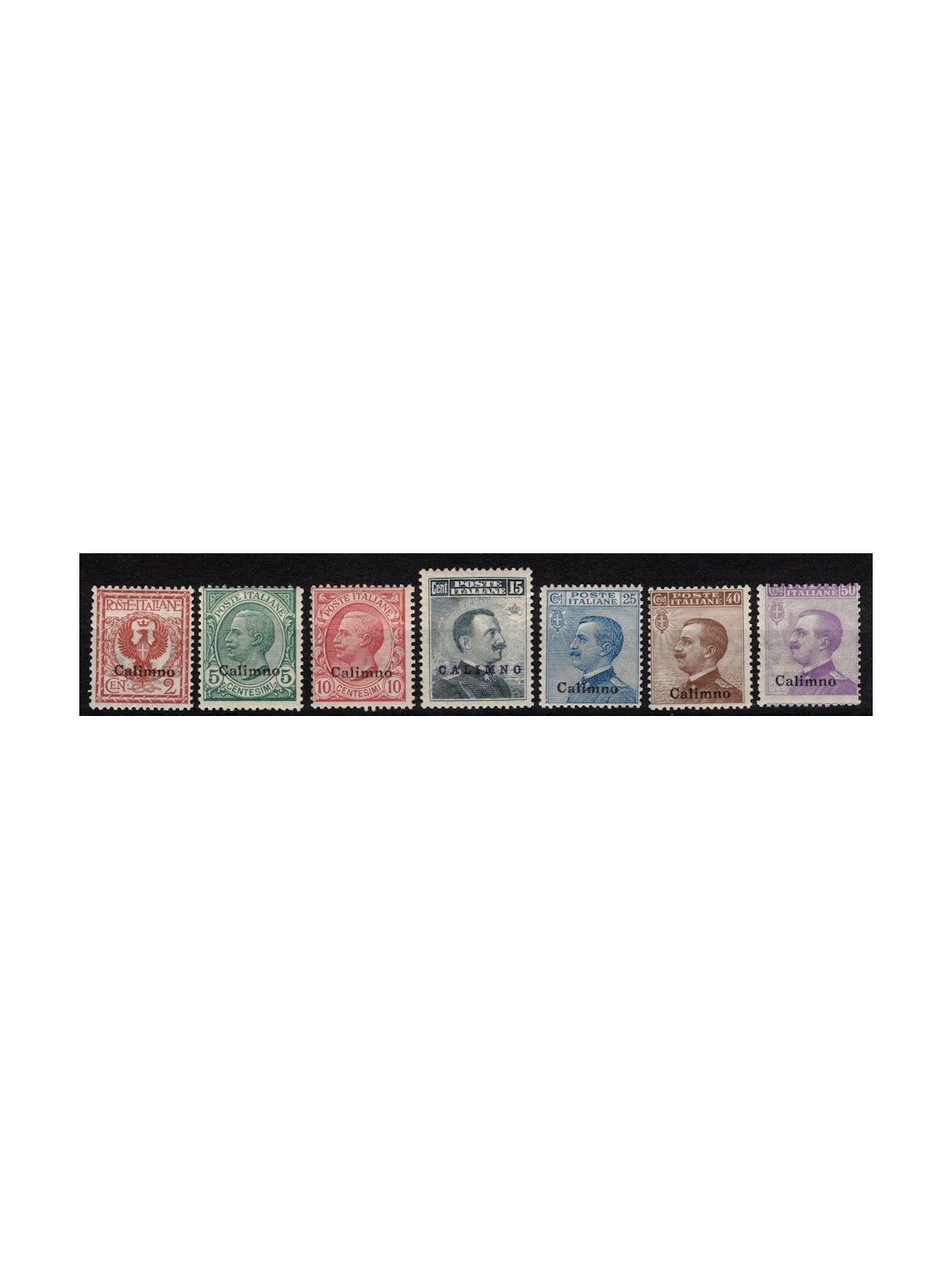 EGEO CALINO 1912 Ordinary series 7v MNH**