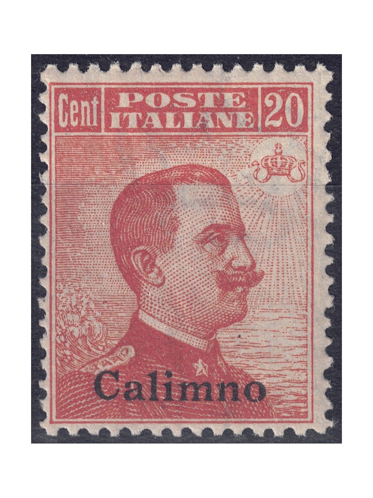 EGEO CALINO 1922 20c orange watermark crown MNH**