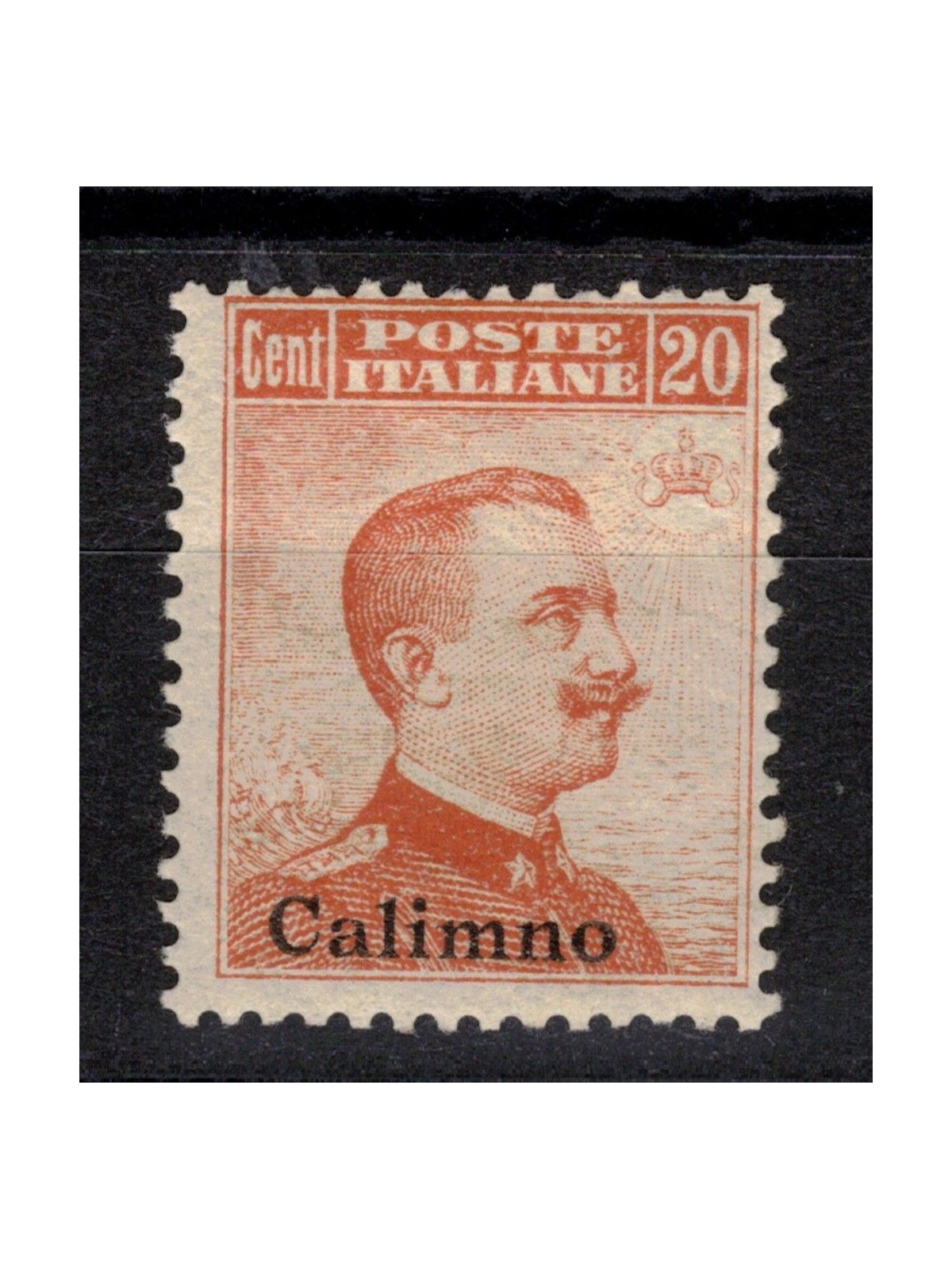 EGEO CALINO 1917 20c orange without watermark MNH**