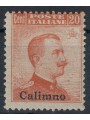EGEO CALINO 1917 20c arancio senza filigrana MNH**