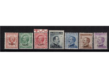 EGEO CASO 1912 Serie ordinaria 7v MNH**