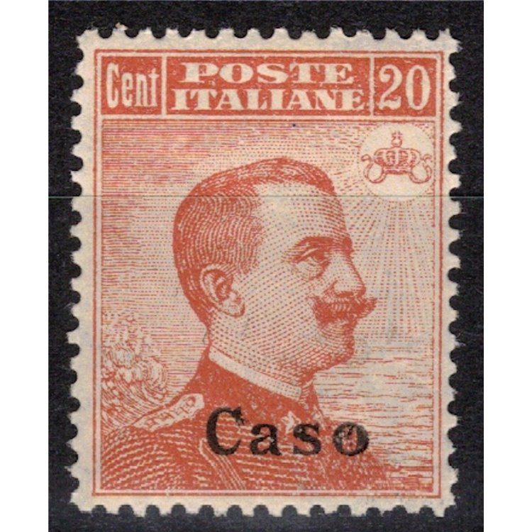 EGEO CASO 1922 20c arancio filigrana corona MNH**