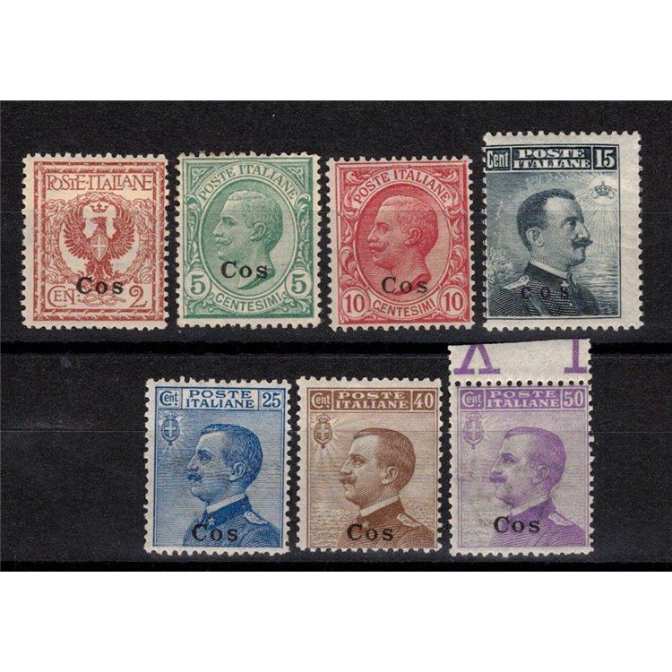 EGEO COO 1912 Ordinary series 7v MNH**