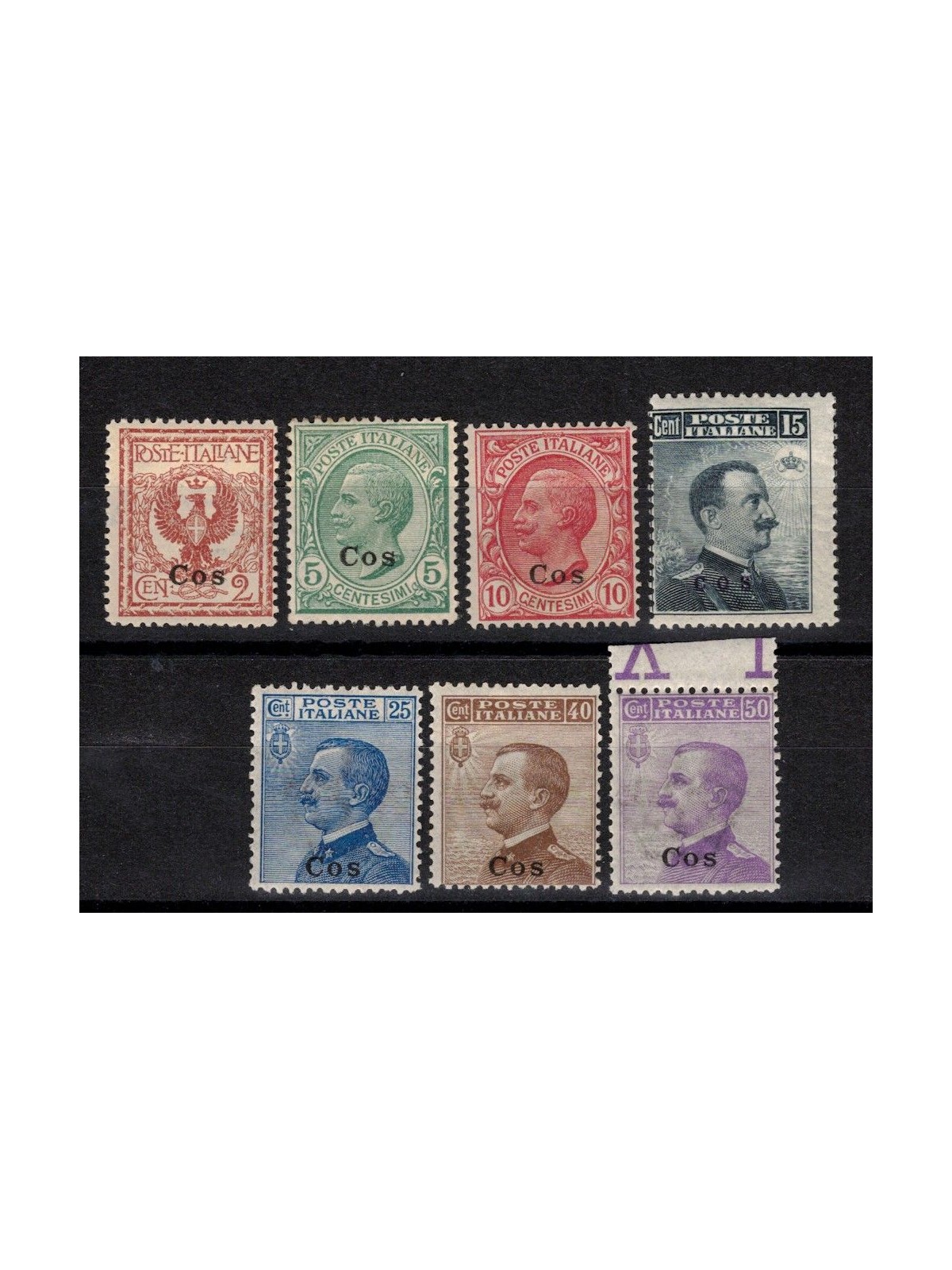 EGEO COO 1912 Ordinary series 7v MNH**