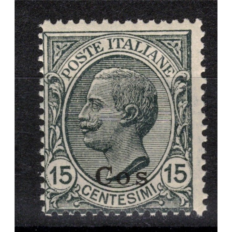 EGEO COO 1921 15c ardesia MNH**
