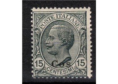 EGEO COO 1921 15c ardesia MNH**