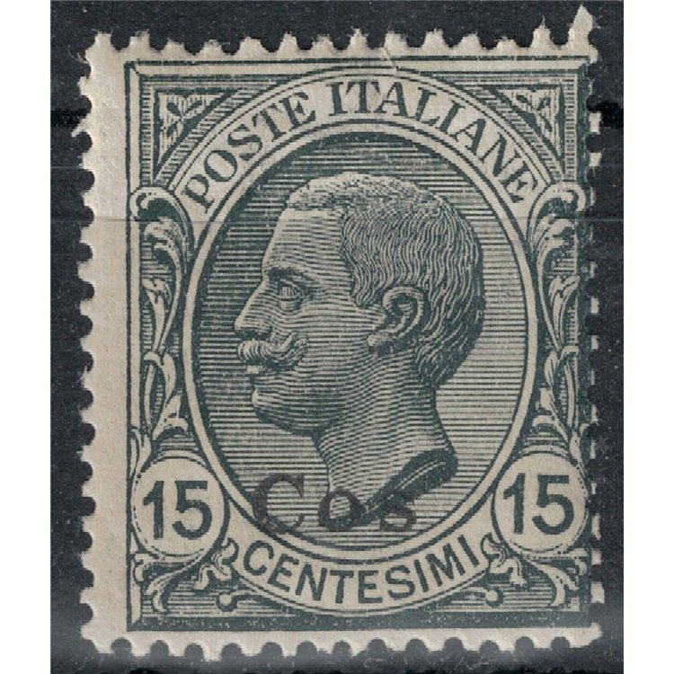 EGEO COO 1921 15c ardesia MNH**