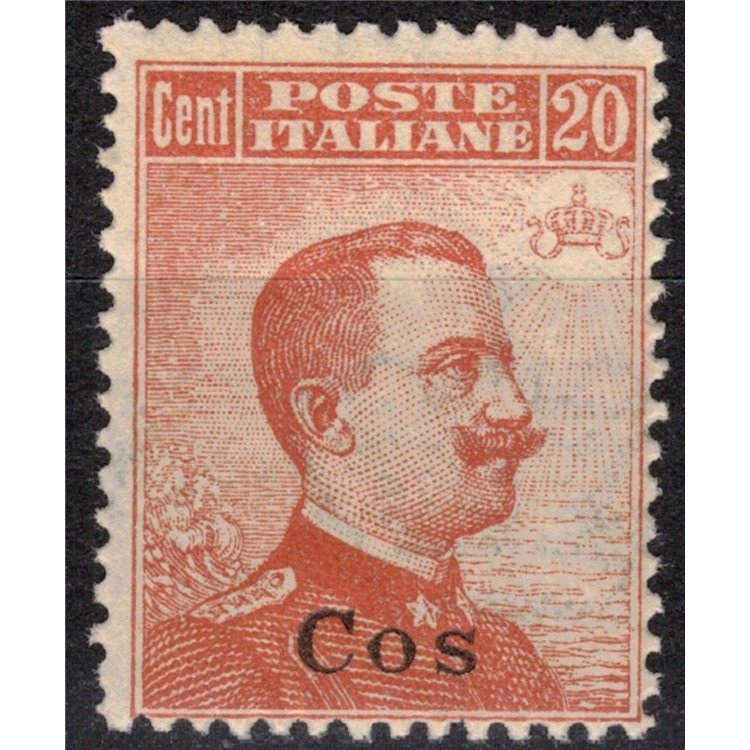 EGEO COO 1922 20c orange watermark crown MNH**