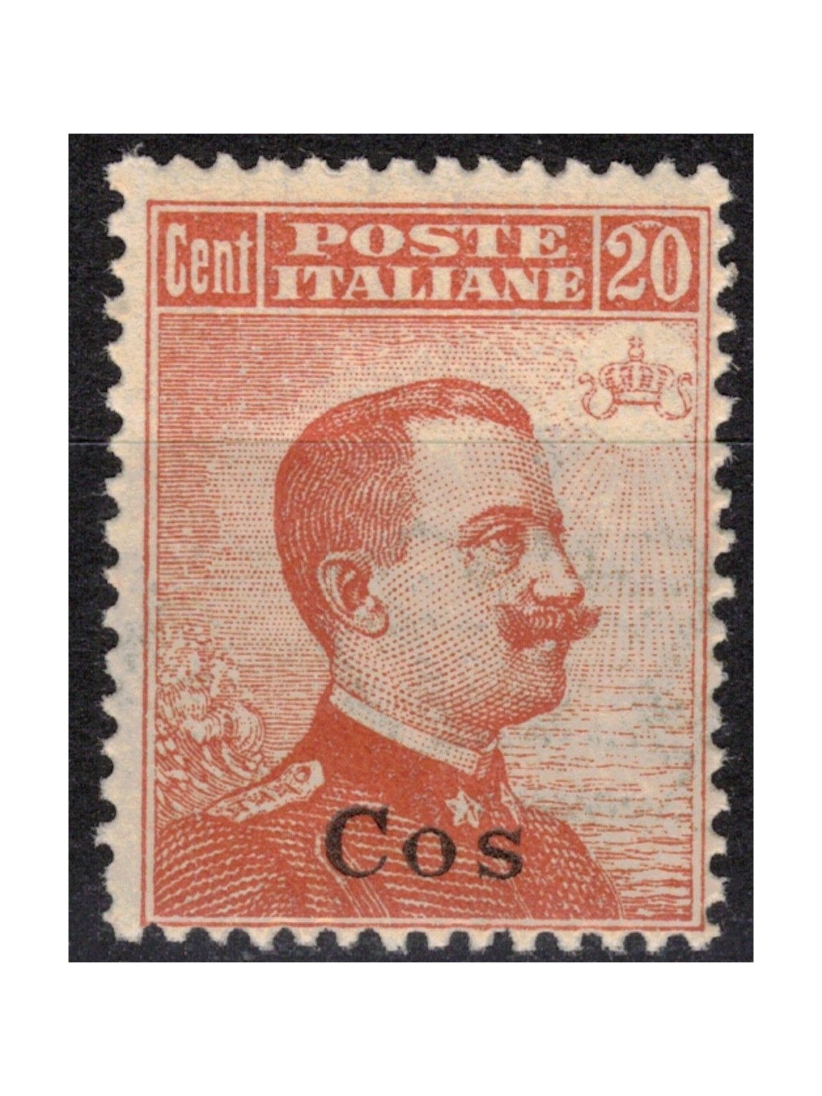 EGEO COO 1922 20c orange watermark crown MNH**