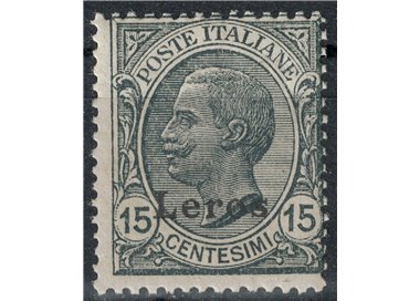 EGEO LERO 1921 15c ardesia MNH**