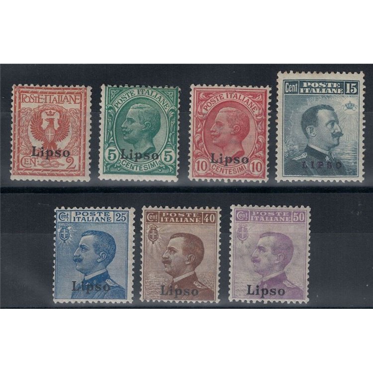 EGEO LIPSO 1912 Ordinary series 7v MNH**