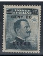 EGEO LIPSO 1916 20c on 15c grey black MNH**