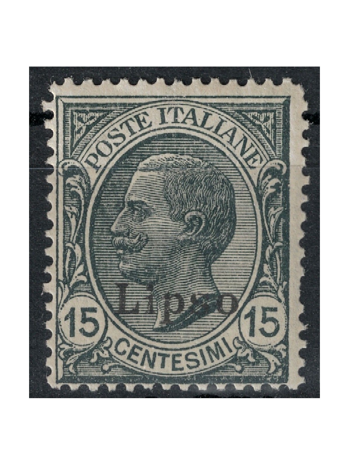 EGEO LIPSO 1921 15c ardesia MNH**