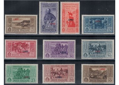 EGEO LIPSO 1932 Giuseppe Garibaldi 10v MNH**
