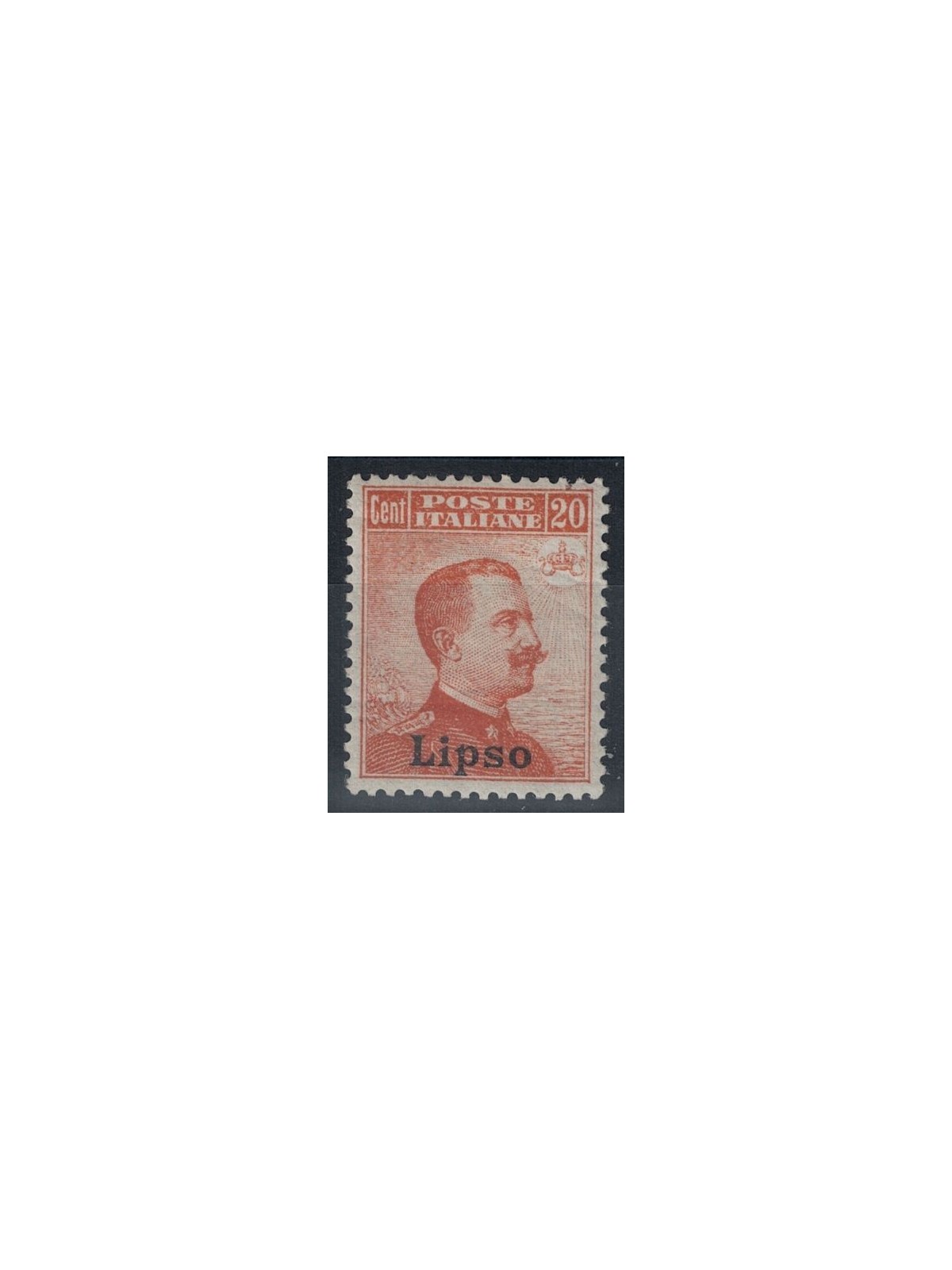 EGEO LIPSO 1922 20c arancio filigrana corona MNH**
