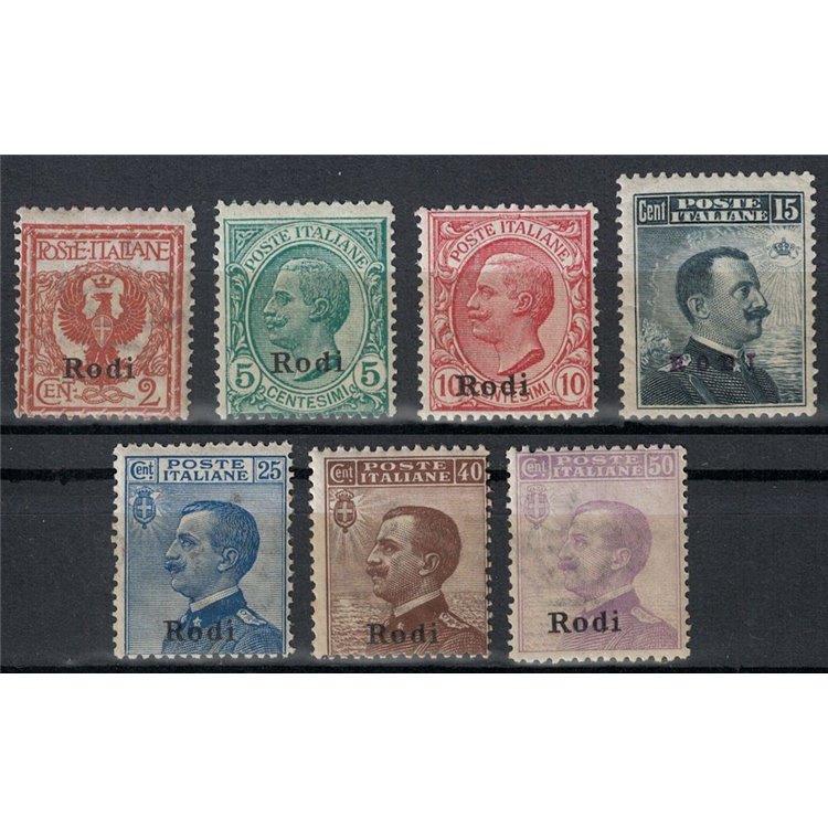 EGEO RODI 1912 Serie ordinaria 7v MNH**