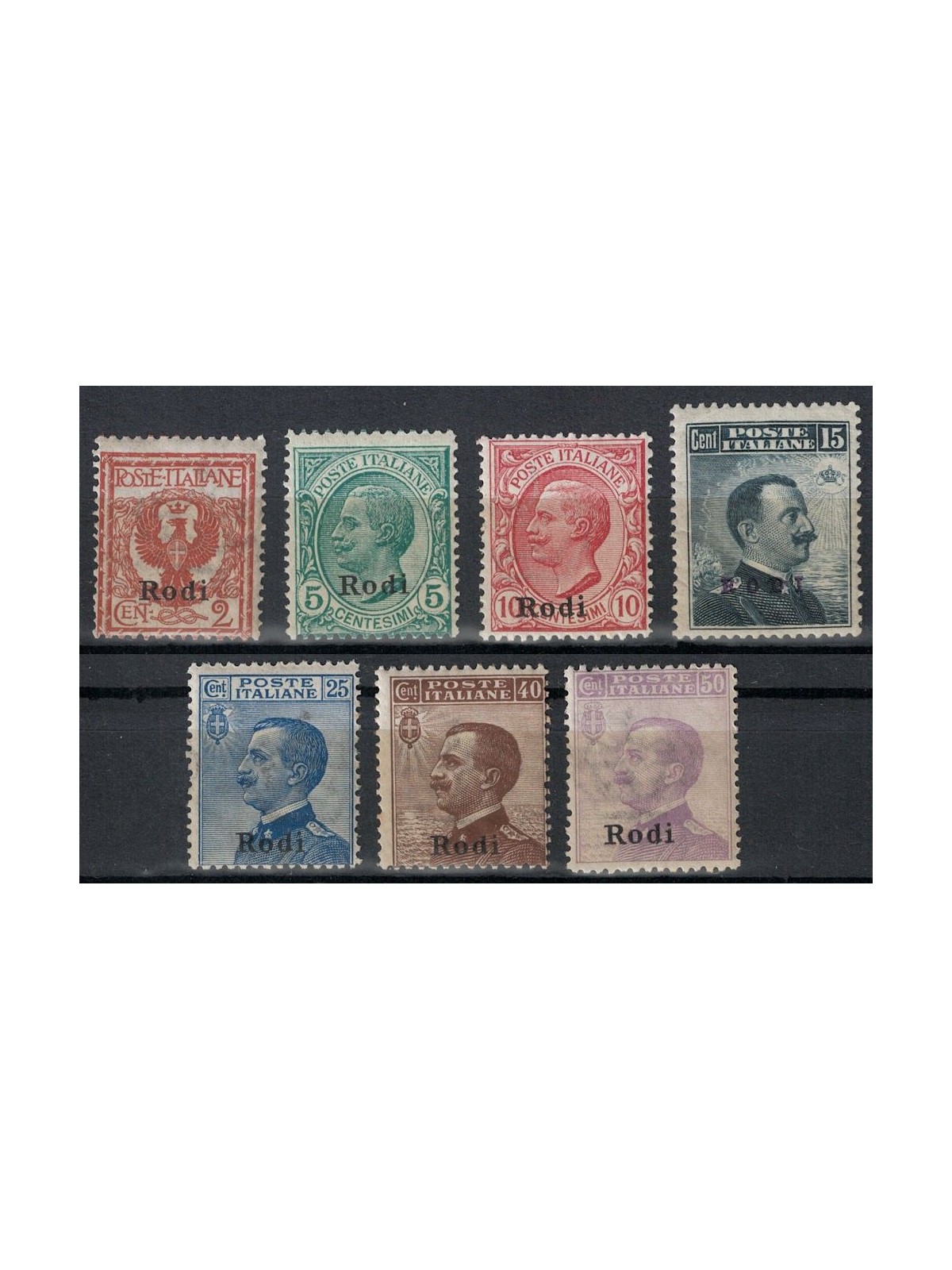 EGEO RODI 1912 Serie ordinaria 7v MNH**