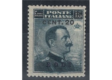 AEGEAN RHODES 1916 20c on 15c grey black MNH**