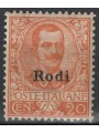 EGEO RODI 1916 20c arancio MNH**