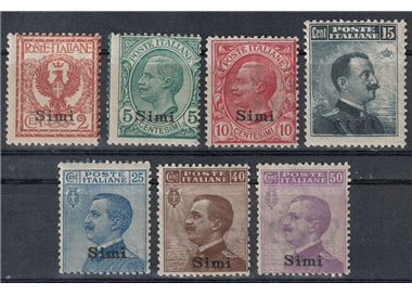 EGEO SIMI 1912 Serie ordinaria 7v MNH**