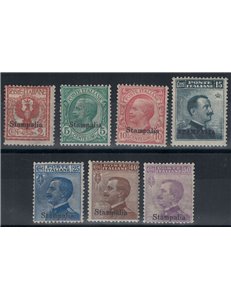 EGEO STAMPALIA 1912 Serie ordinaria 7v MNH**