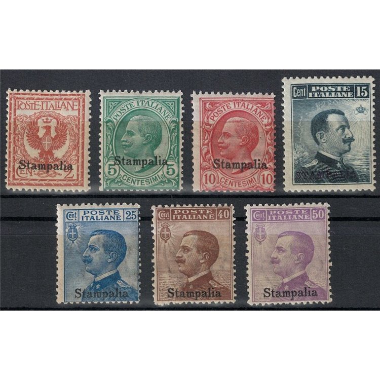 EGEO STAMPALIA 1912 Serie ordinaria 7v MNH**