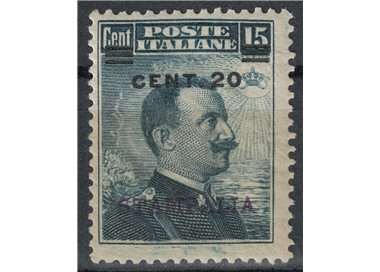 EGEO STAMPALIA 1916 20c on 15c grey black MNH**