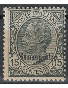 EGEO STAMPALIA 1921 15c slate MNH**